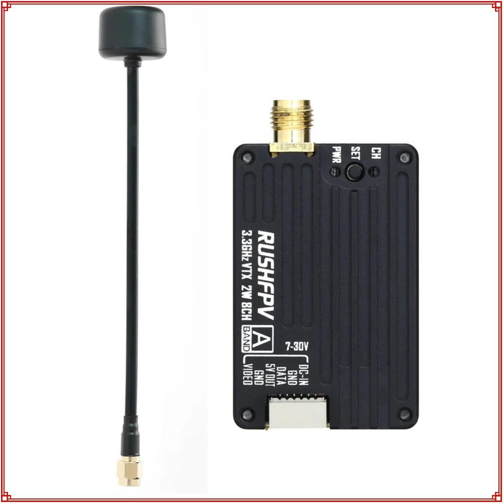 Новый передатчик RUSHFPV 3.3G  – обзор и цена Fpv Drone Receiver