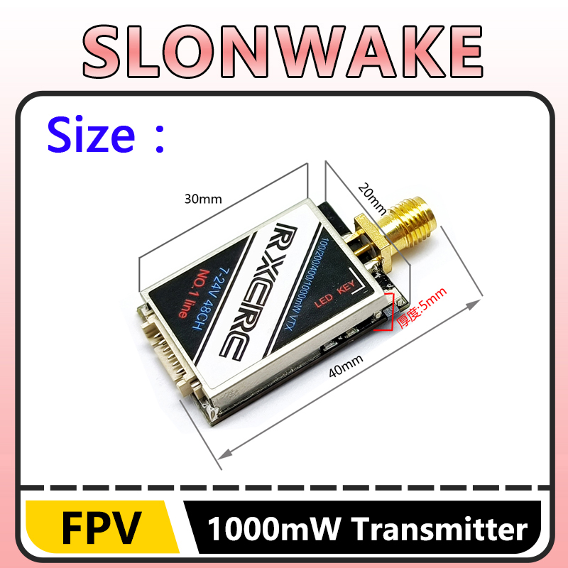 SLONWAKE 5.8G 48CH 1W VTX 100/ – обзор и цена Fpv Drone Frame