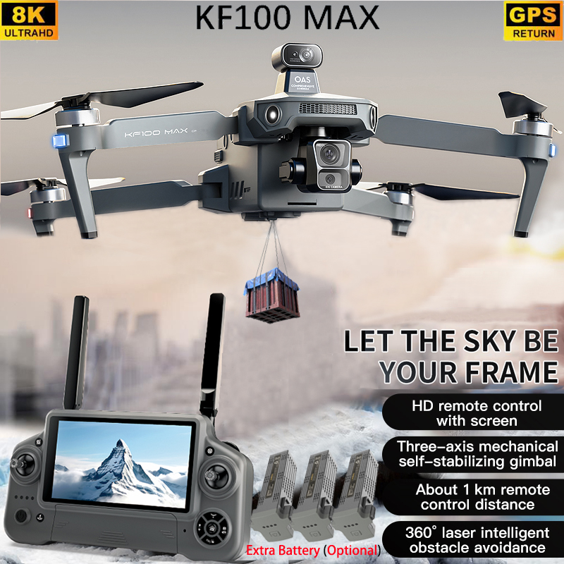 KF100 MAX GPS Дрон 4K Камера 3 – обзор и цена Fpv Drone Charger