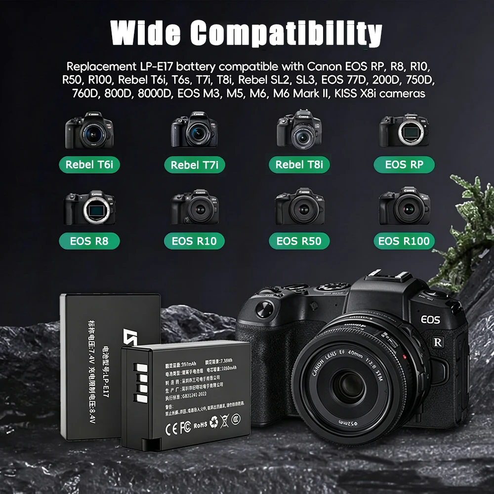 Аккумулятор LP-E17 для камер C – обзор и цена Canon Camera Eos R50